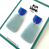 Oorbellen Anne Blauw Jeansblauw