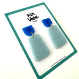 Oorbellen Anne Blauw Jeansblauw