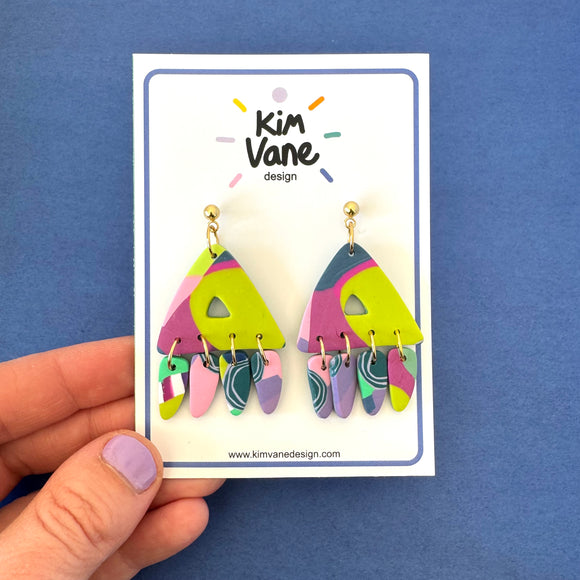 Oorbellen Giselle Groen