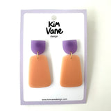 Oorbellen Anne Paars Nude