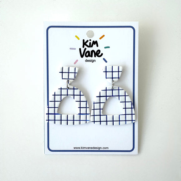 Oorbellen Leonie Grid