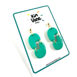 Oorbellen Ziggy Groen Mix