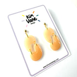 Oorbellen Ziggy Nude Transparant