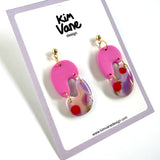 Oorbellen Ziggy Roze Mix