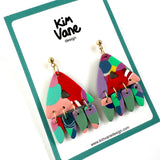 Oorbellen Giselle Rood