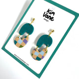 Oorbellen Ziggy Autumn Check