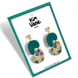 Oorbellen Ziggy Autumn Check