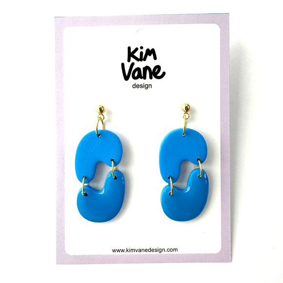 Oorbellen Ziggy Royaal Blauw