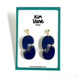 Oorbellen Ziggy Donkerblauw