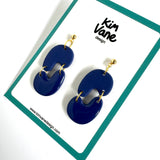 Oorbellen Ziggy Donkerblauw