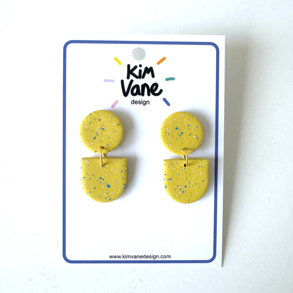 Oorbellen Jamie Spikkel Geel