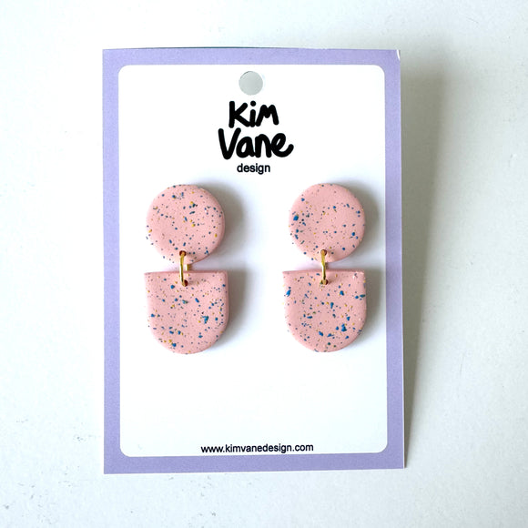 Oorbellen Jamie Spikkel Roze