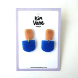 Oorbellen Jamie Nude Blauw