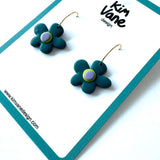 Oorbellen Bloem Groen