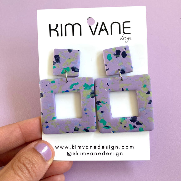 Ingrid Earrings Purple