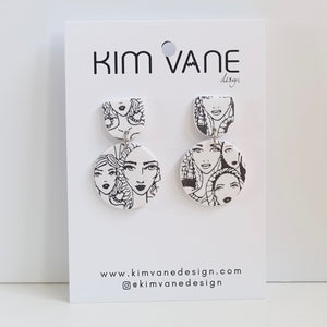 Faces Earrings