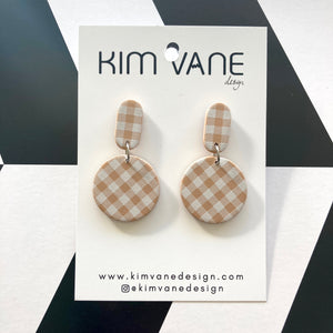 Emily Earrings Beige