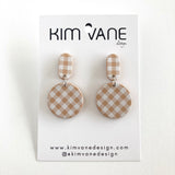 Emily Earrings Beige